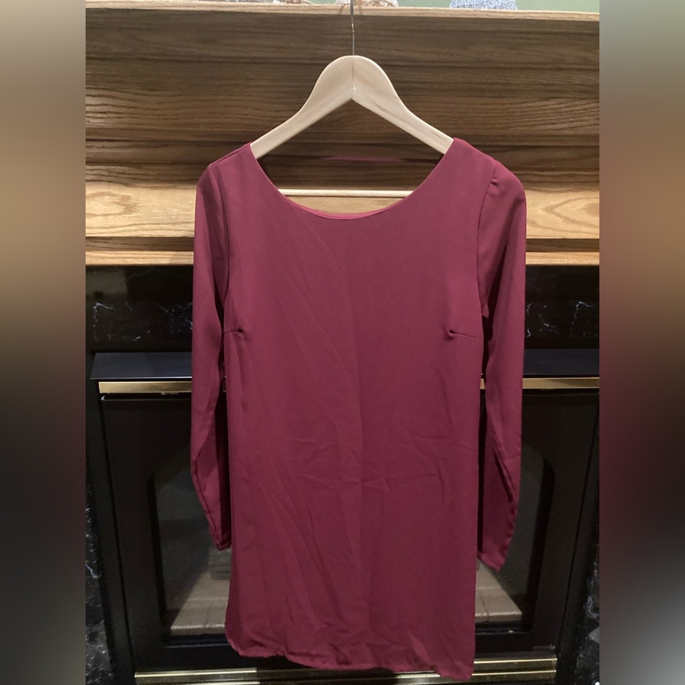 Maroon Dress